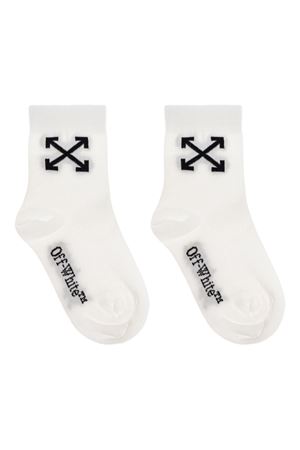 calzini in cotone bianco OFF WHITE KIDS | OBRA004C99KNI0010110